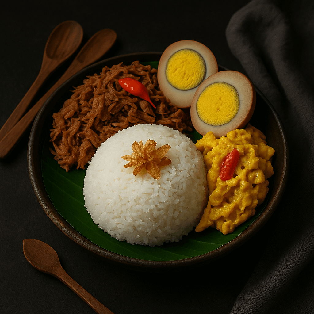 Nasi Gudeng + Telur 